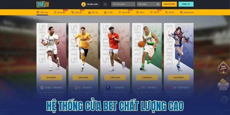 Hệ thống cửa bet chất lượng cao